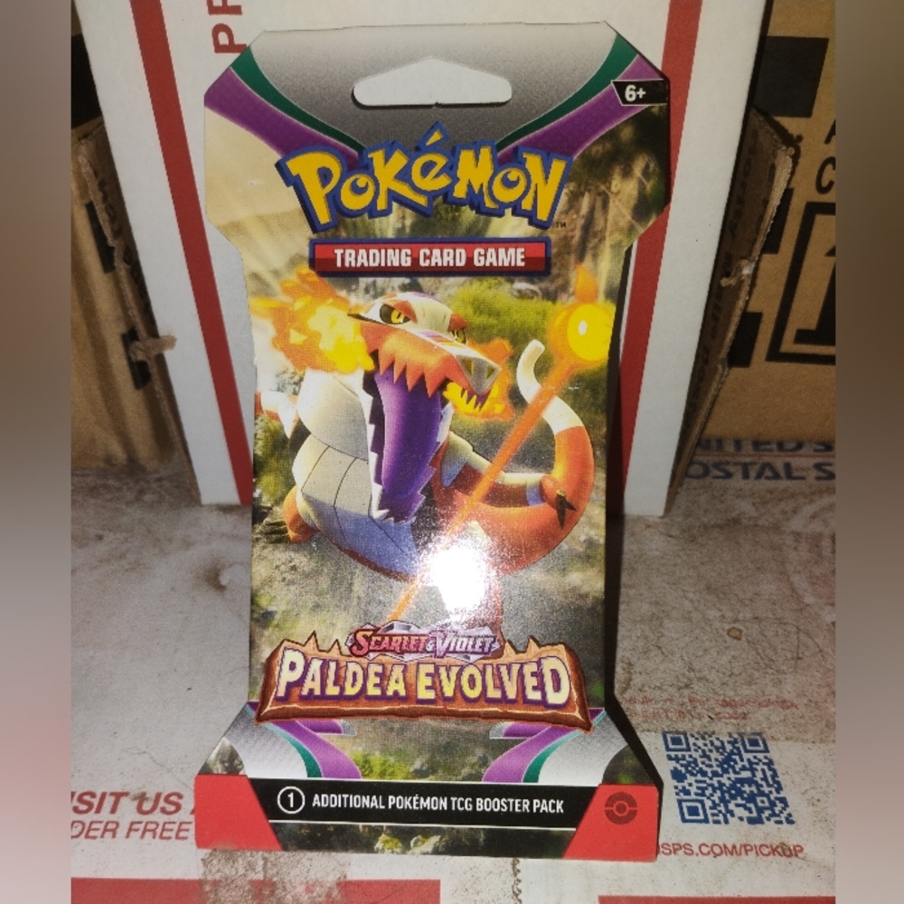 Pokemon TCG Scarlet And Violet Paldea Evolved Booster Pack